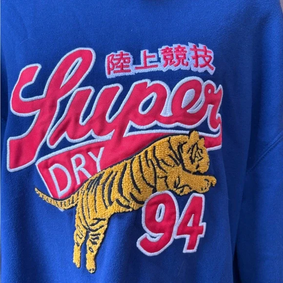 Superdry Blue Graphic Dress - Picture 3 of 6